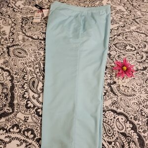 Elegant Aqua Women's Ankle Pants